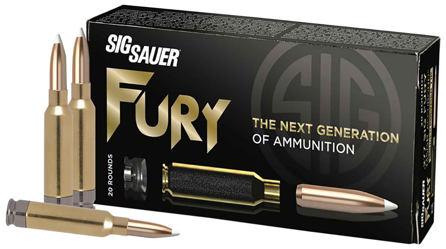 Sig Sauer H277SFAB15020 Fury 277 Sig Fury 150 Gr 2830 Fps Nosler Accubond 20 Bx/10 Cs