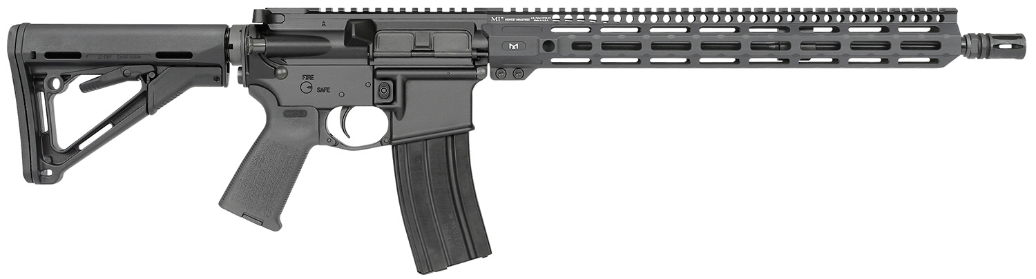 Midwest Industries MI-15F Semi-Auto Rifle .223 Wylde Black Anodized Finish