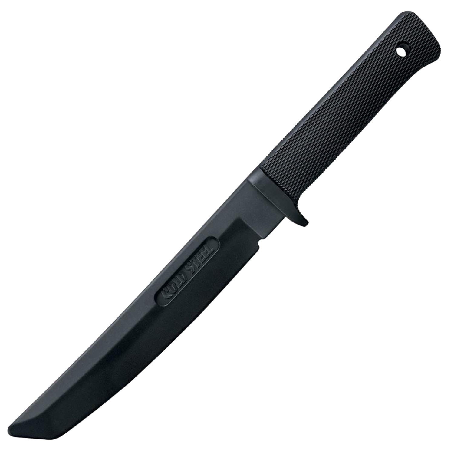 Cold Steel CS-92R13RT Recon Rubber Trainer 7 Fixed Tanto Plain Black Santoprene