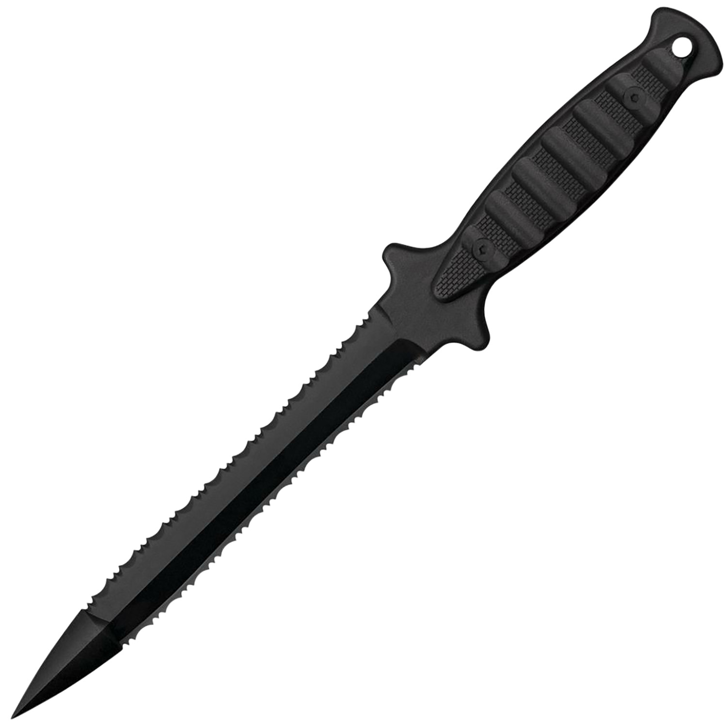 Cold Steel CS-92FMA FGX Wasp 7 Fixed Serrated Black Griv-Ex Blade & Handle