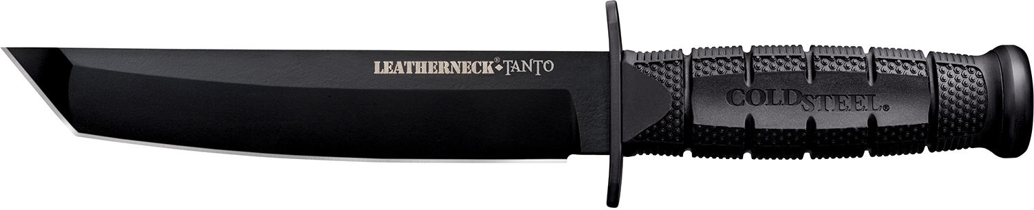 Cold Steel Cs-39Lsfct Leatherneck 7" Fixed Plain Tanto Black Matte Powder