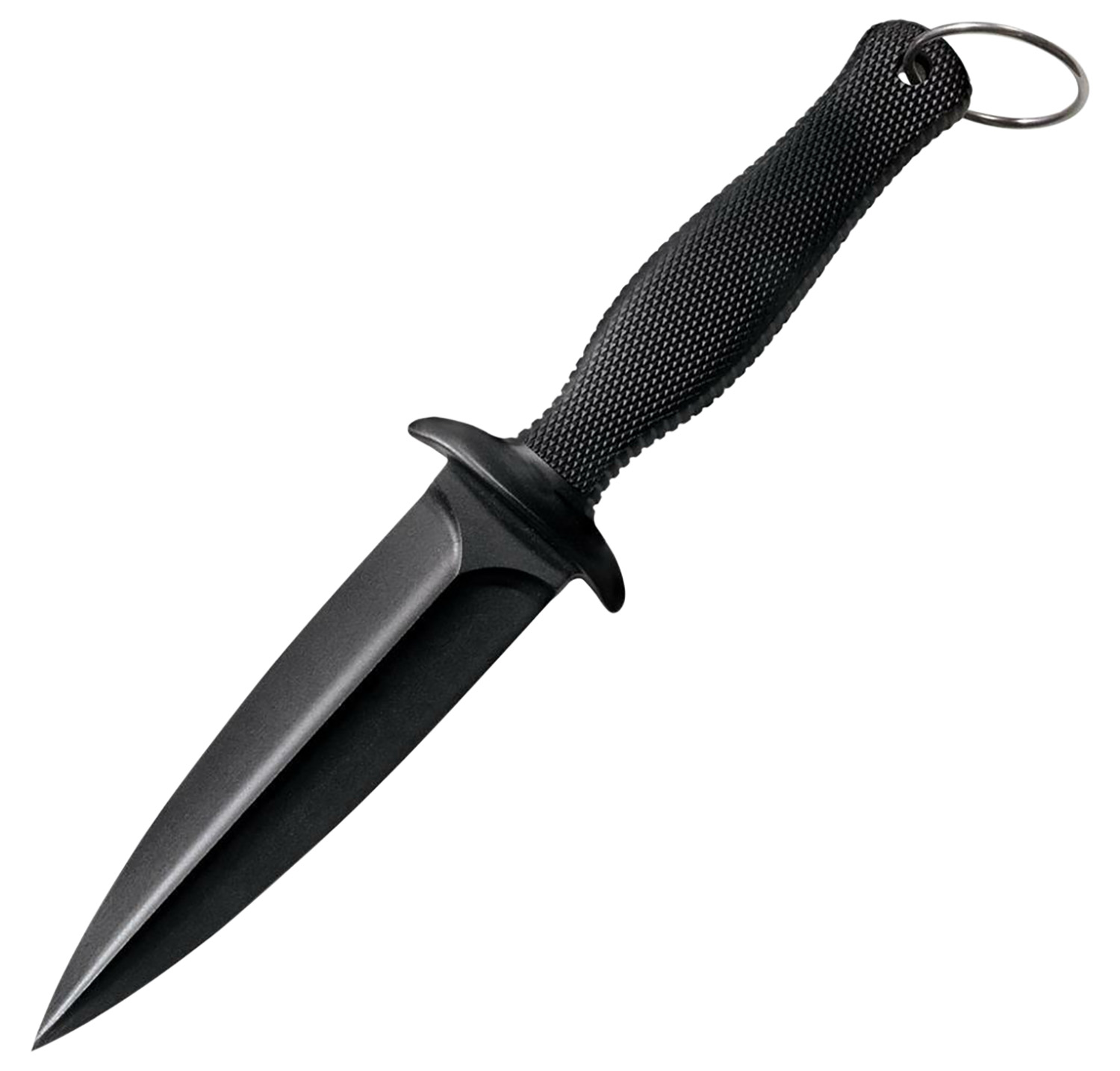 Cold Steel CS-92FBA FGX Boot Blade II 5 Fixed Plain Black Griv-Ex Blade/Black Checkered Kray-Ex Handle