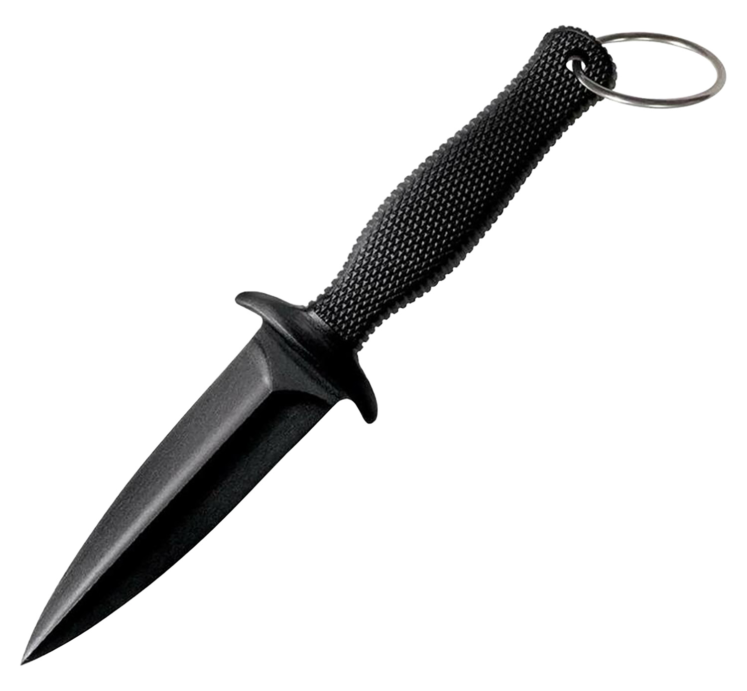 Cold Steel CS-92FBB FGX Boot Blade II 3.25 Fixed Plain Black Griv-Ex Blade/Black Checkered Kray-Ex Handle