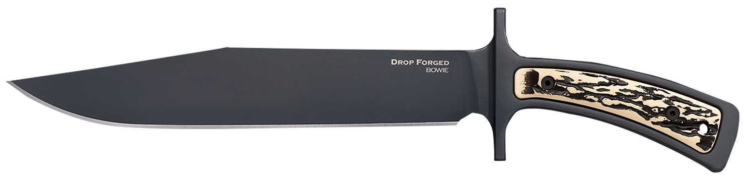 Cold Steel CS36MK Drop Forged Bowie 9.5" 52100 Steel Black/Ivory Handle