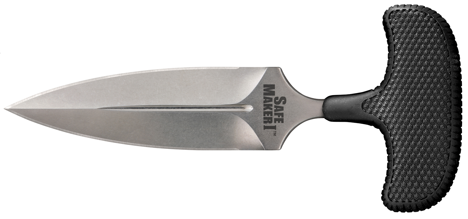 Cold Steel CS12DBST Safe Maker I 4.5" Spear Point AUS-8A Blade Knife - Cold Steel, Inc. - SPEAR POINT