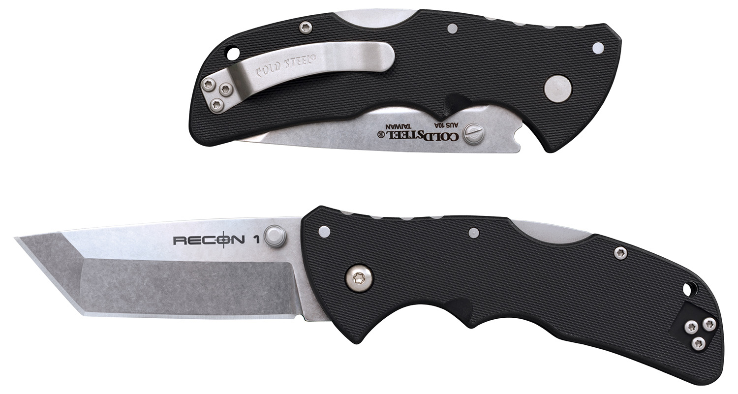 Cold Steel CS27BAT Recon 1 Mini 3" Tanto AUS-10A Blade GRN Handle