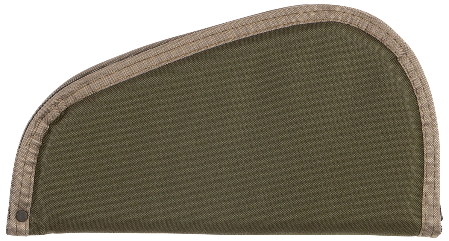 Allen 7211 Pistol Case  11 Long Green Earth Tone Holds Handgun Endura