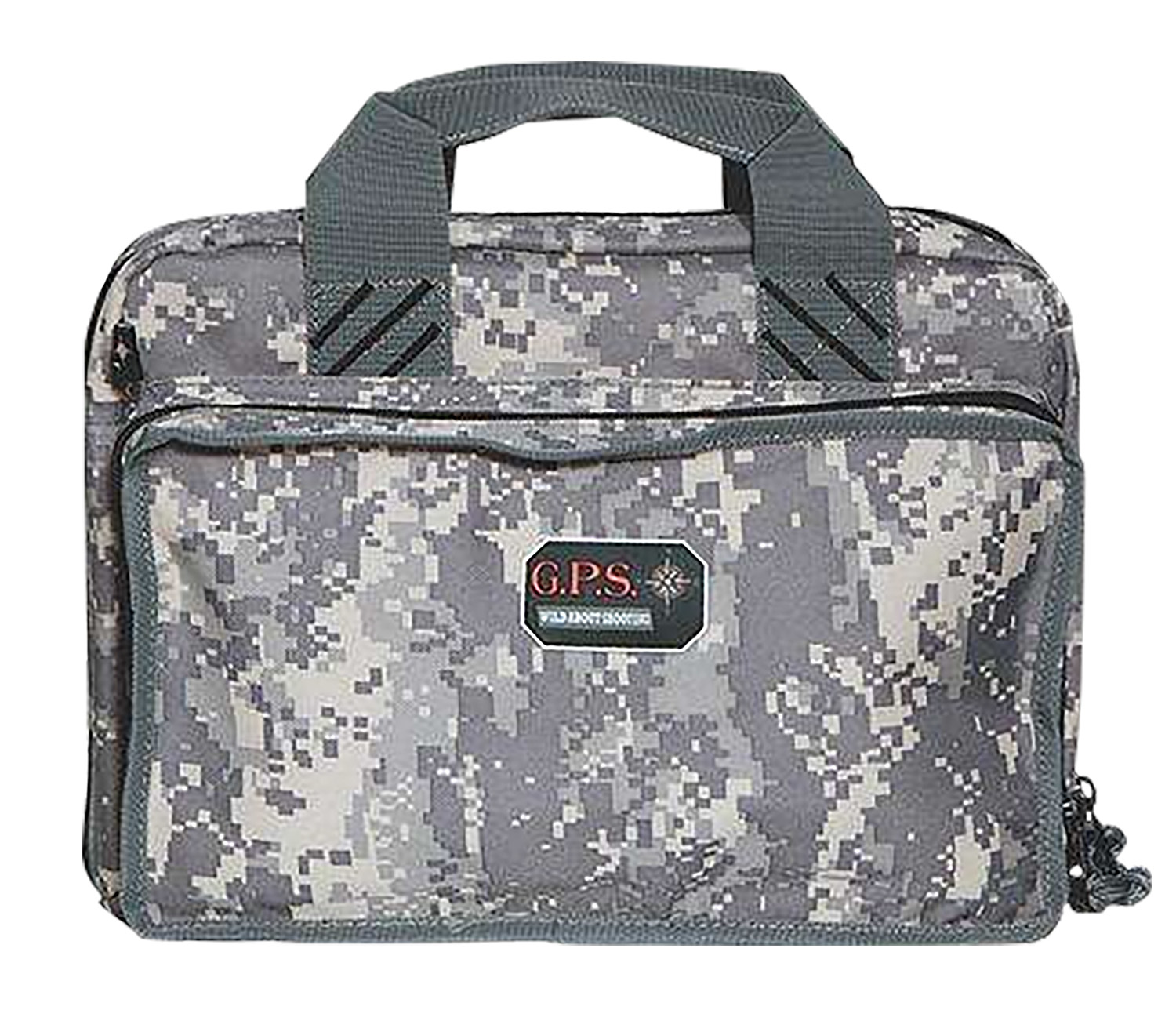 GPS 1310PCDC Quad Pistol Range Bag, Fall Digital Camo, Holds 4 Handguns