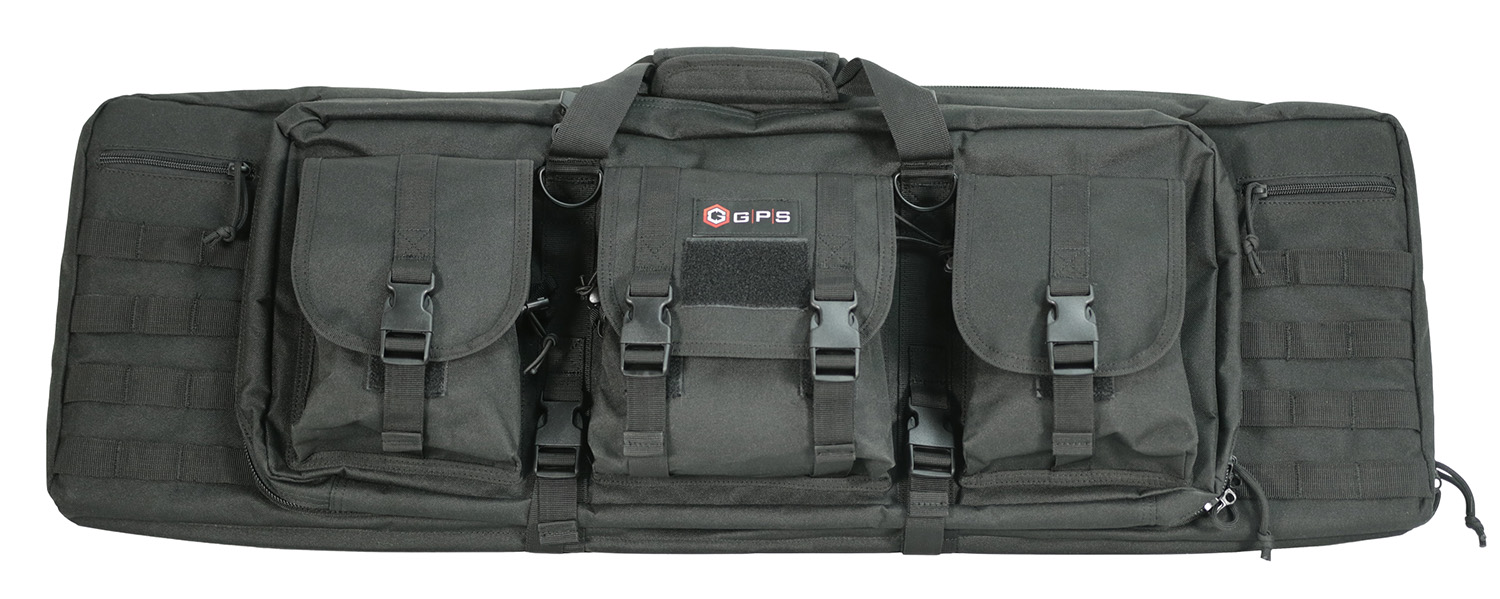 GPS Bags DRC36 Double Rifle Case 36” Black 600D Polyester w/ 2 Padded...