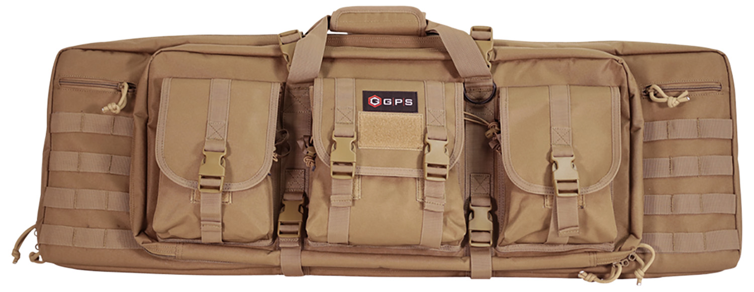 GPS DRC36FDE Double Rifle Case 36" Flat Dark Earth 600D Polyester