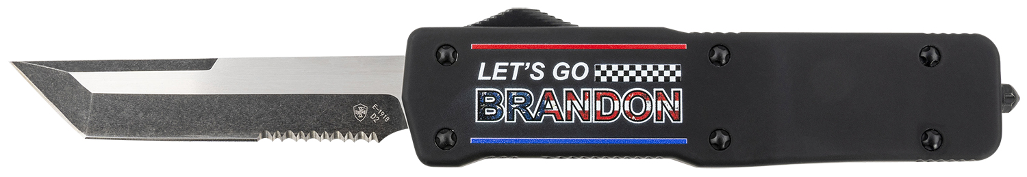 Templar LZLGB521 Premium OTF Tanto 3.55" D2 Blade Black Handle Knife