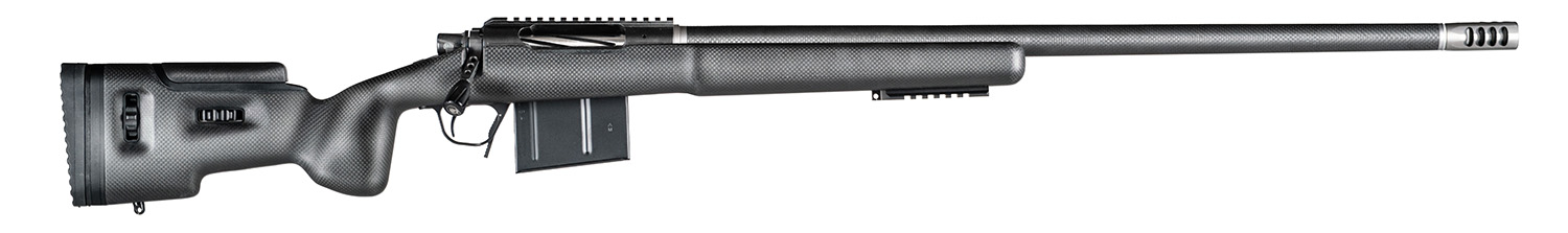 CHRIS Christensen Arms 8010500200 TFM Long Range Full Size 300 PRC 3+1, 26" Carbon Fiber Target Profile Barrel, Black Nitride Aluminum Receiver, Natural Carbon Fiber Fixed Long Range Stock