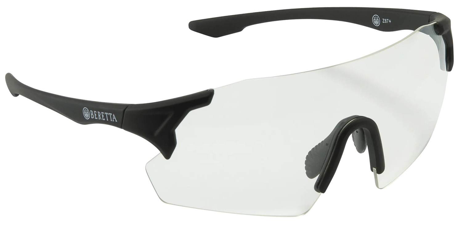 Beretta USA OC061A2854014HUNI Challenge EVO Glasses Clear Lens Black-img-0
