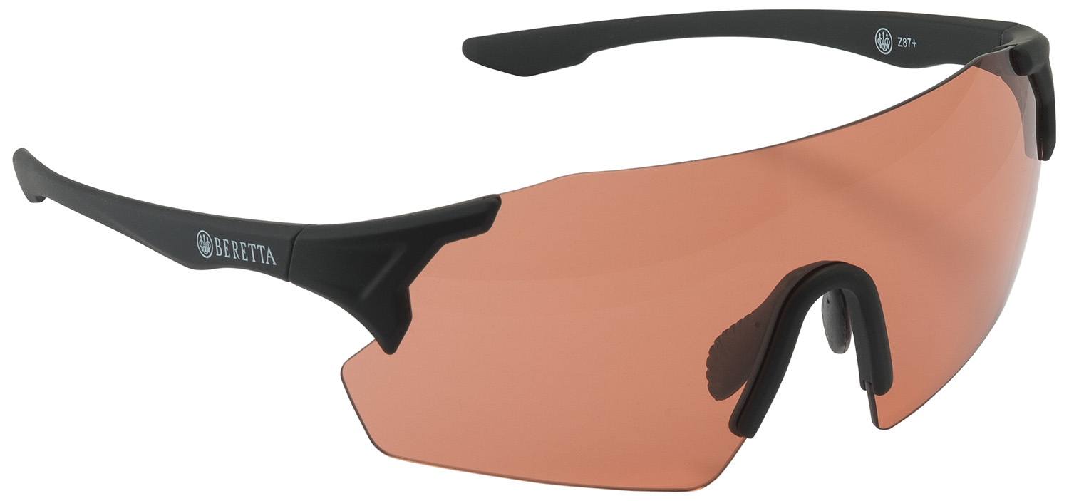 Beretta USA OC061A28540407UNI Challenge EVO Glasses Orange Lens Black-img-0