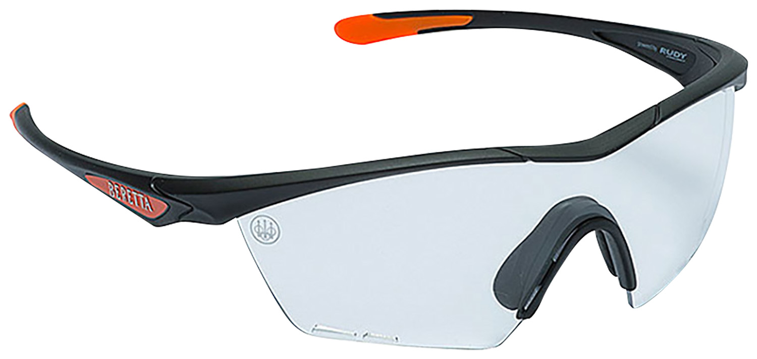 Beretta USA OC031A2354014HUNI Clash Shooting Glasses Clear Lens Black with-img-0