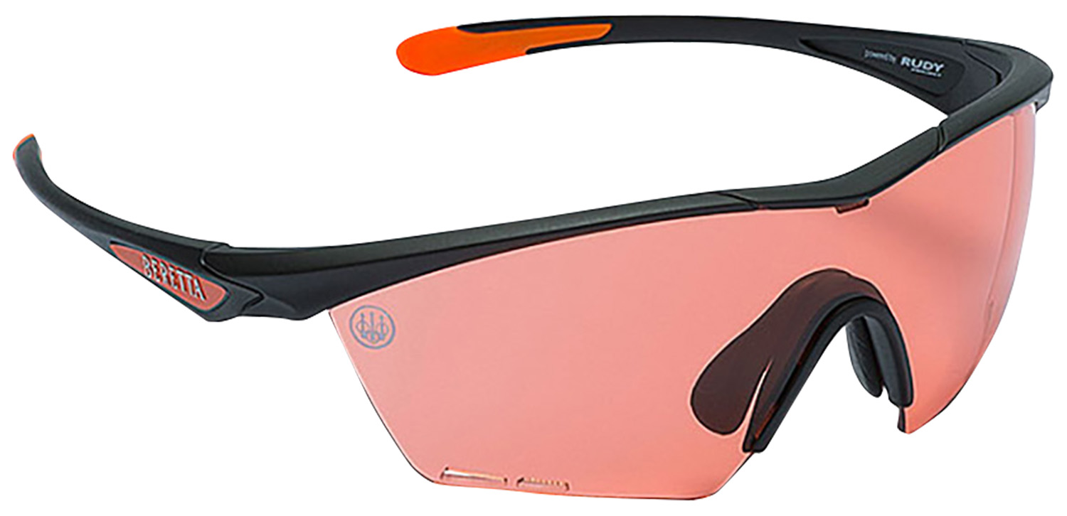 Beretta OC031A2354039FUNI Clash Shooting Glasses Scarlet Lens Black/Orange