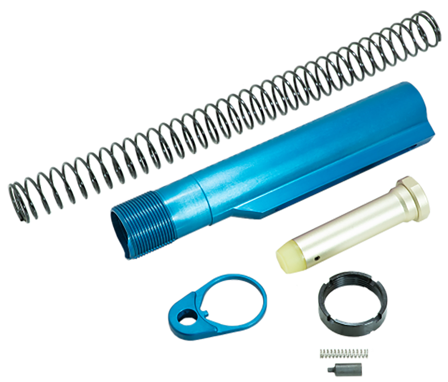 Timber Creek ARBTKB Buffer Tube Kit Blue Anodized for AR-15/AR-10