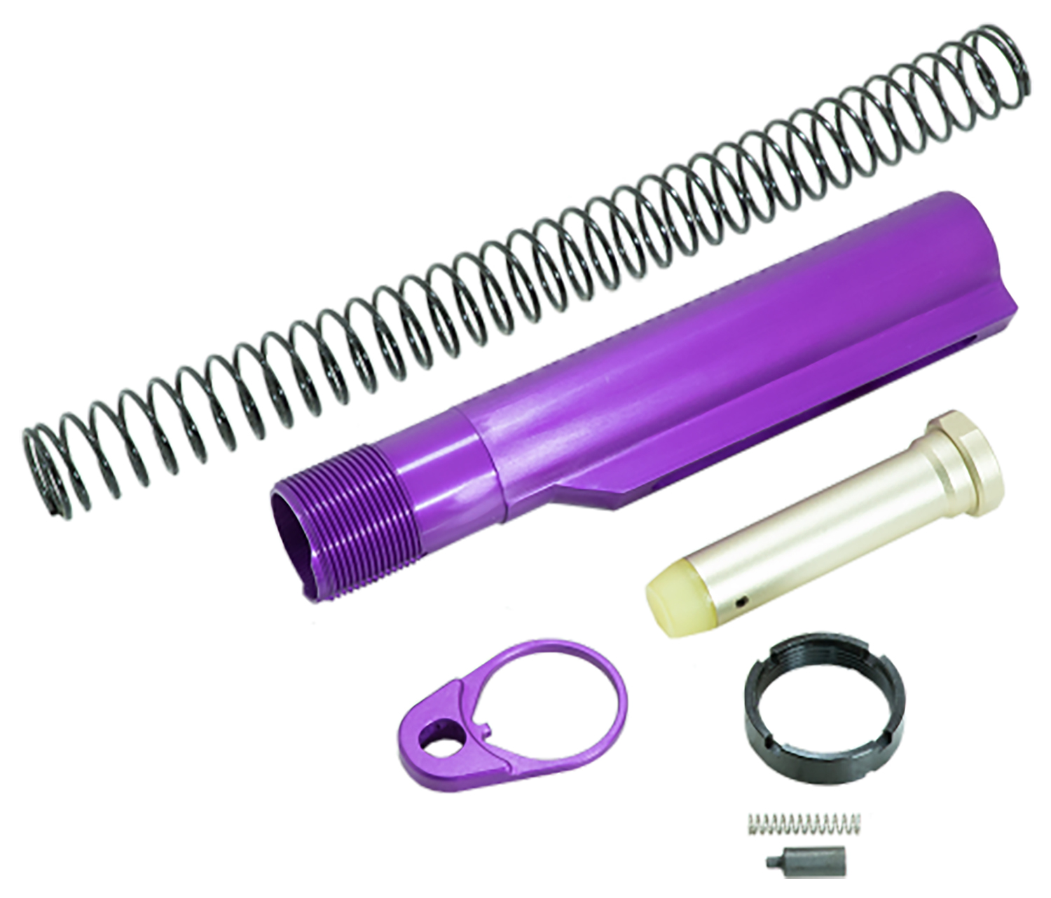 Timber Creek Outdoors ARBTKPPA Buffer Tube Kit Purple Anodized for AR-15