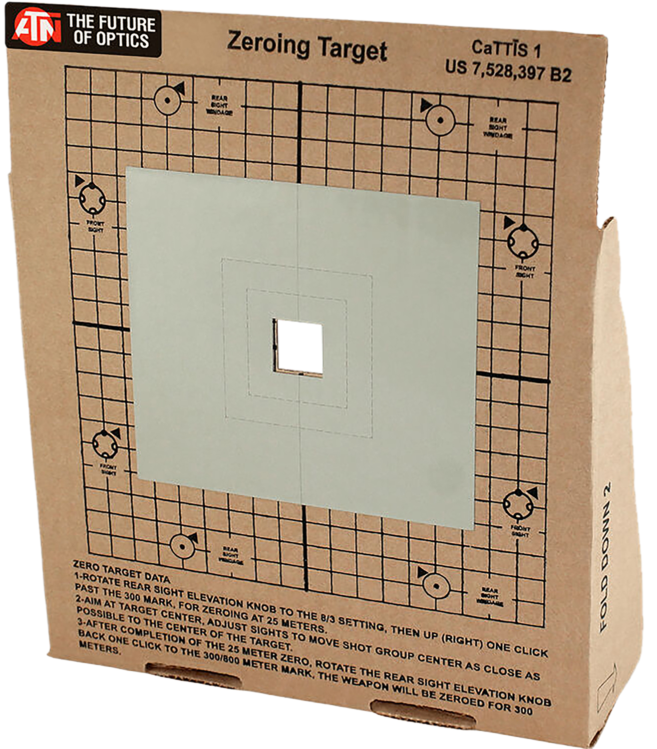 ATN ACMKIRTGPK Thermal Target Zeroing Target/ Cardboard 3 Targets-img-0