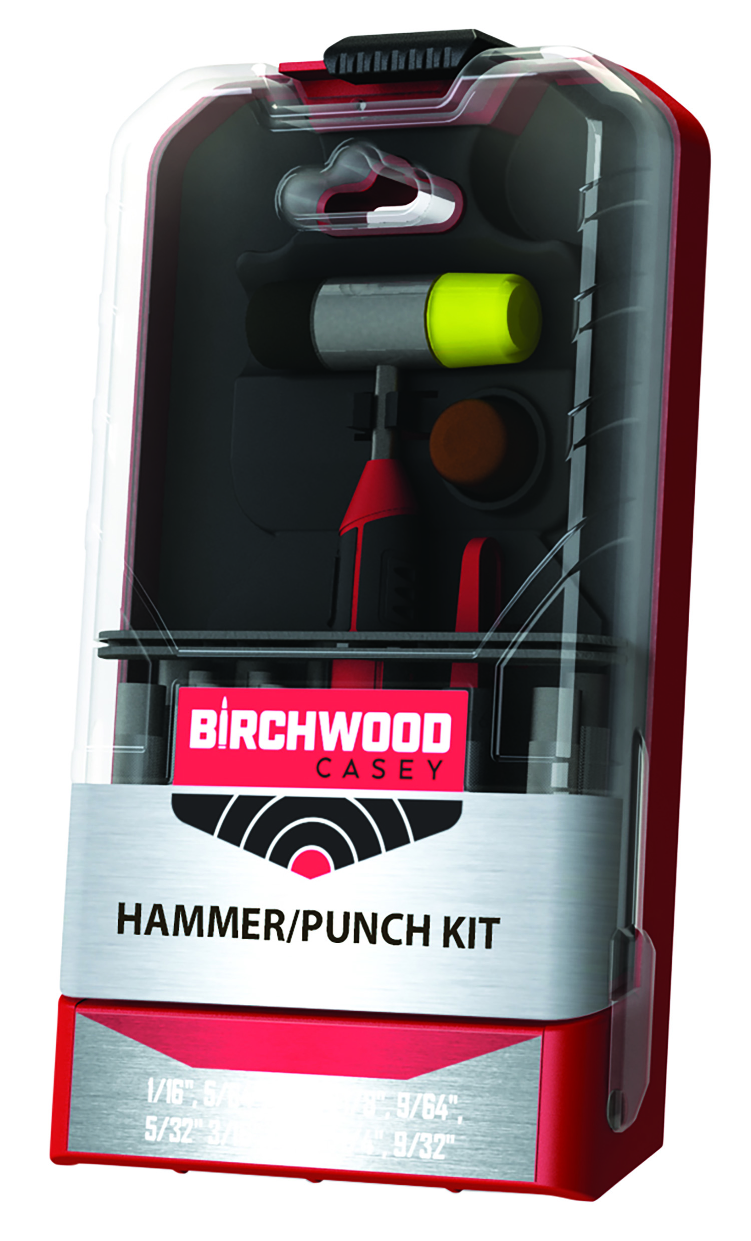 Birchwood Casey ARPNCHHMKIT Hammer & Punch Kit Black/Red AR Platform-img-0