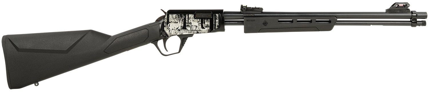 Rossi Gallery Pump Action Hunting Rifle .22 Long Matte Black Finish