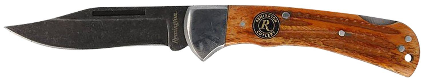 Remington Accessories 15646 Backwoods Lock Back Stonewashed Carbon Steel...-img-0