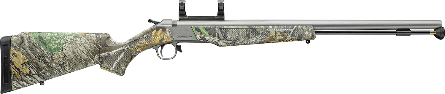 CVA PR2118SM Wolf V2 50 Cal 209 Primer 24 Matte Stainless Steel Barrel, Realtree Edge Fixed Synthetic Stock *Worn, Stock Marked Up