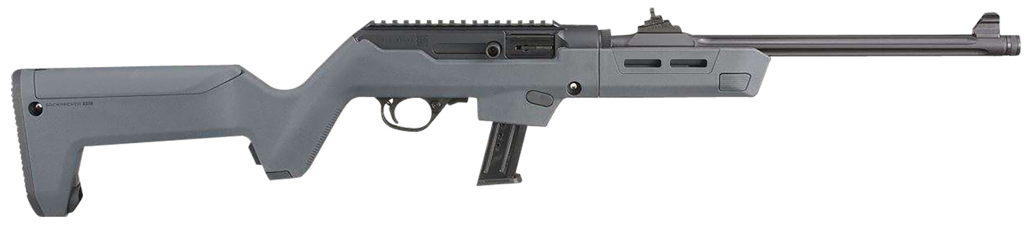Ruger PC Carbine 19134 9mm Luger 10+1 16.10" Threaded Barrel Matte Black Stealth Gray Stock - Ruger - 9mm