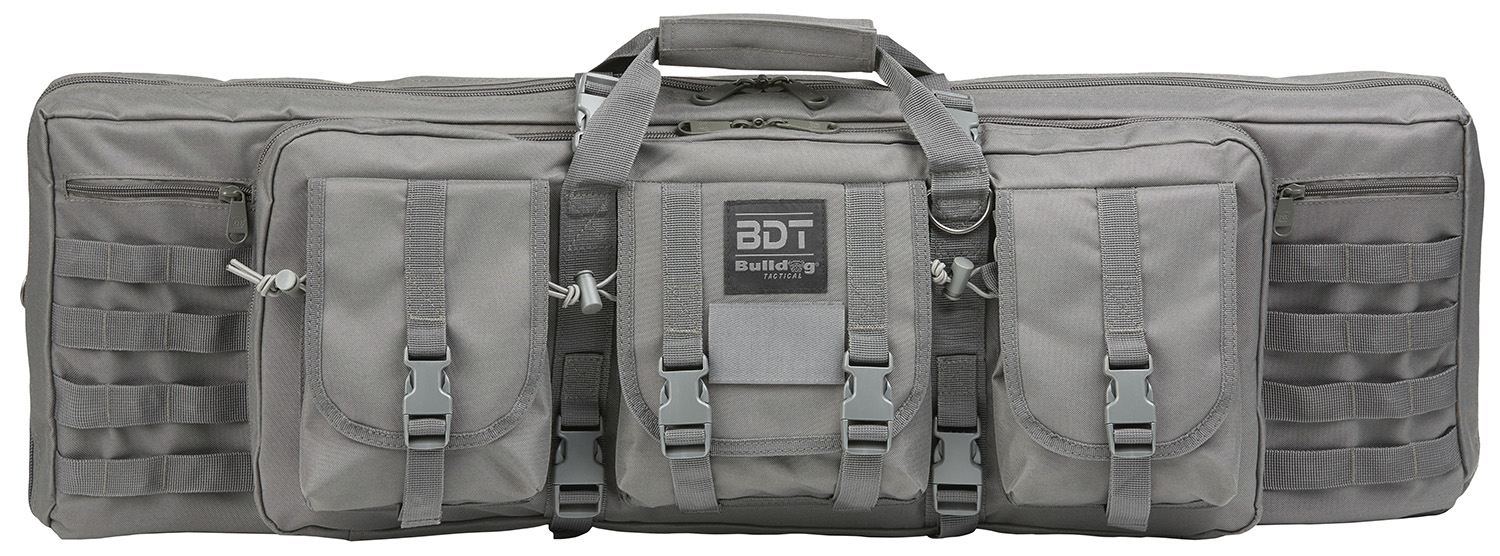 Bulldog BDT6037SG BDT Tactical Double 37" Seal Gray Nylon 3 Accessory P...