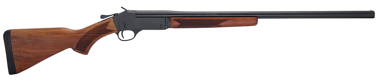 Henry H015Y410 Single Shot Youth 410 Gauge with 22 Blued Barrel, 3 Chamber, 1rd Capacity, Black Metal Finish & American Walnut Stock Right Hand