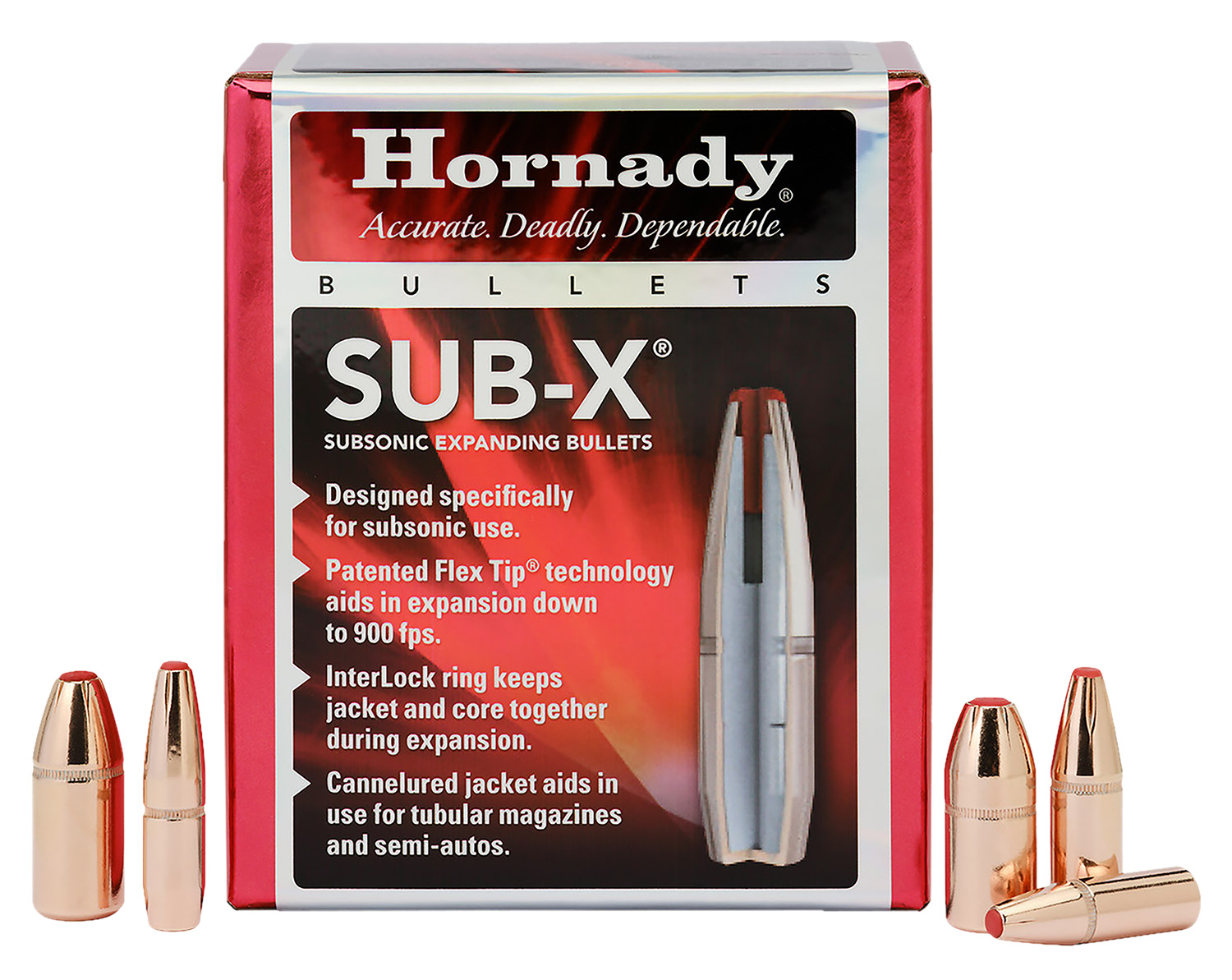 Hornady 45052 Sub-X Hunting 45 Cal 410 gr Subsonic-eXpanding - Hornady - 454 CASULL