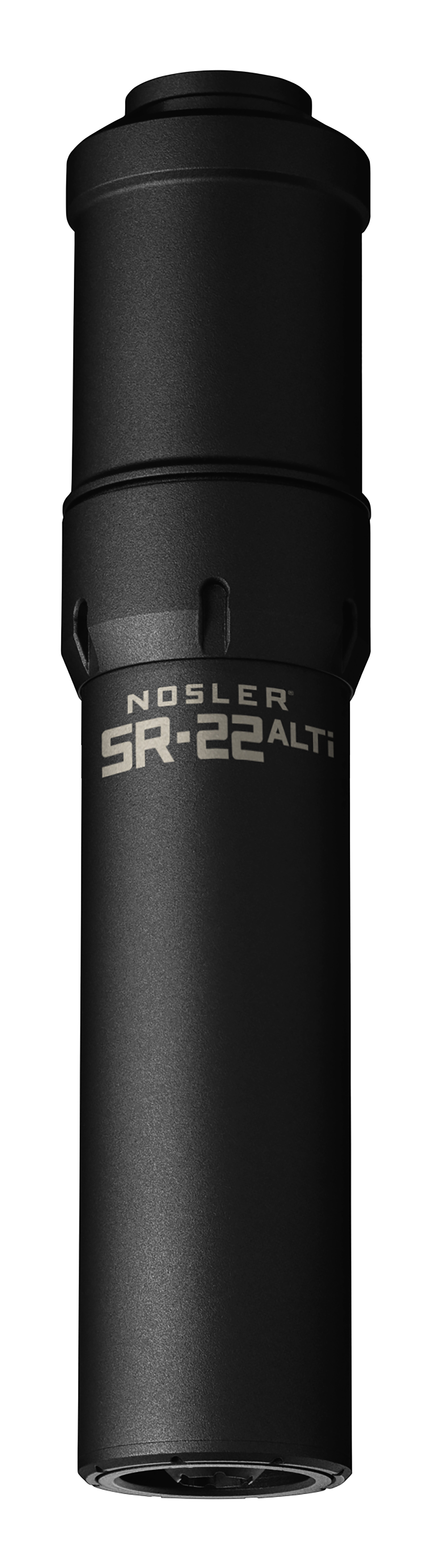 Nosler Sr-22Alti 22 Caliber Suppressor 7.53in Black Aluminum Titanium - Nosler - 22 Cal for sale at TheGunDock