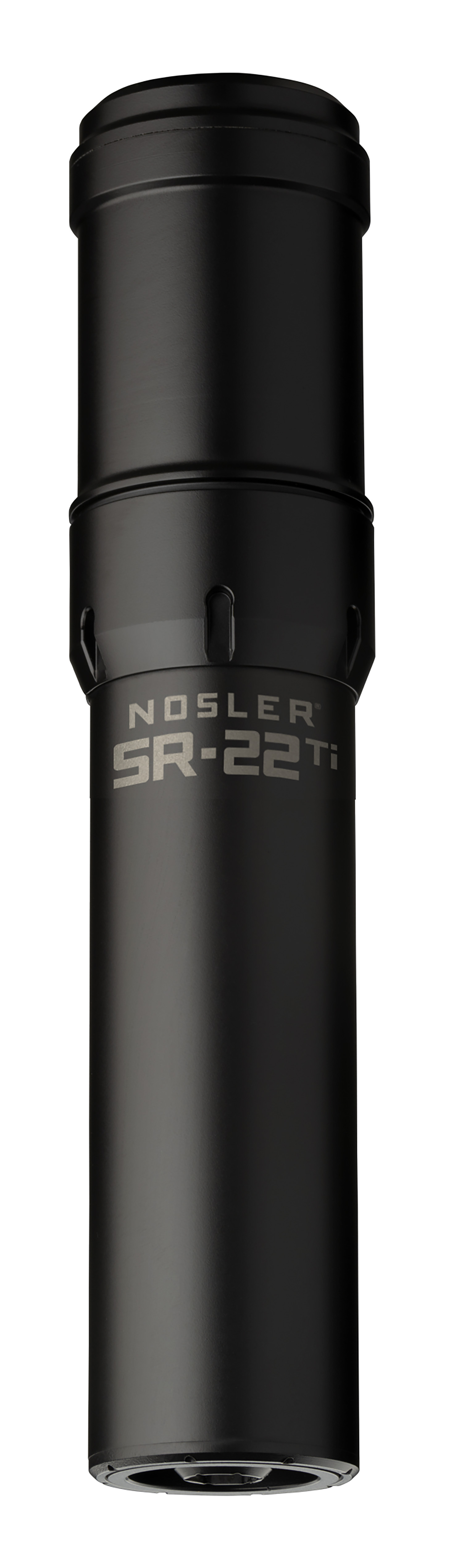 Nosler 90625 SR-22TI 22 Cal Titanium Suppressor 1.74"D Black Finish