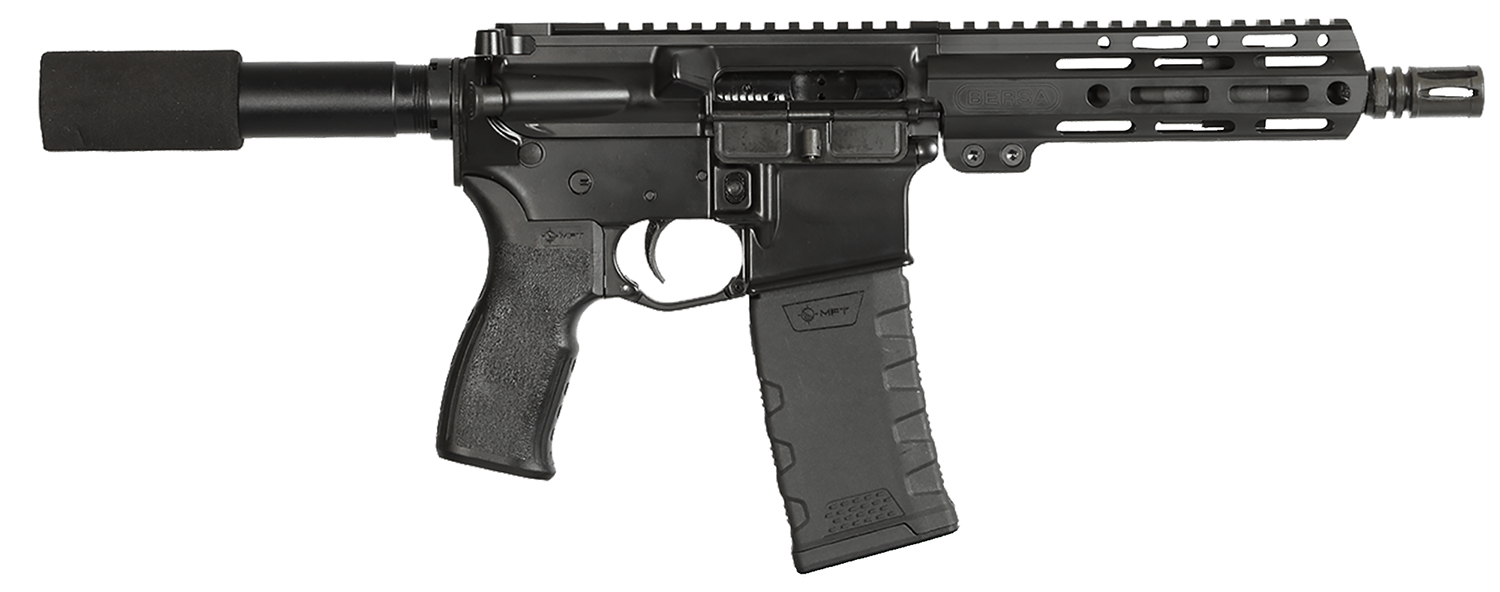 Bersa Bar15Pbm Pistol 5.56 Nato 7.5 in Black 30 Round Semi-Automatic