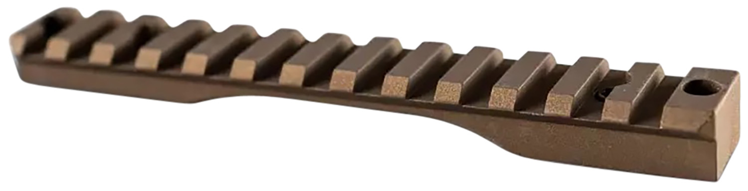 Christensen Arms 8100001204 Scope Base  Burnt Bronze Cerakote Aluminum Fits Remington 700 Short Action 0 MOA Christensen Arms 8100001204 Scope Base  Burnt Bronze Cerakote Aluminum Fits Remington 700 Short Action 0 MOA