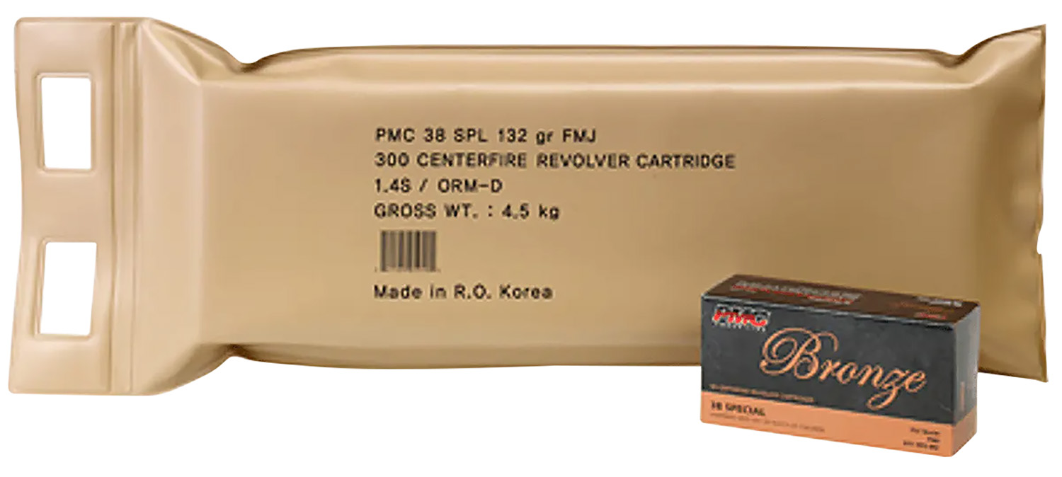 PMC 38G-BP .38 Special 132GR FMJ Ammo 300 Rounds Battle Pack - PMC - Best Price $119.00