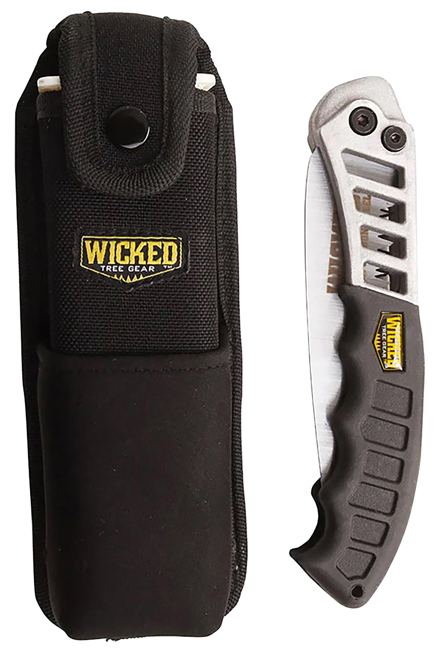 Wicked Tree Gear WTG003 Folding Saw 7" High Carbon Blade with Scabbard