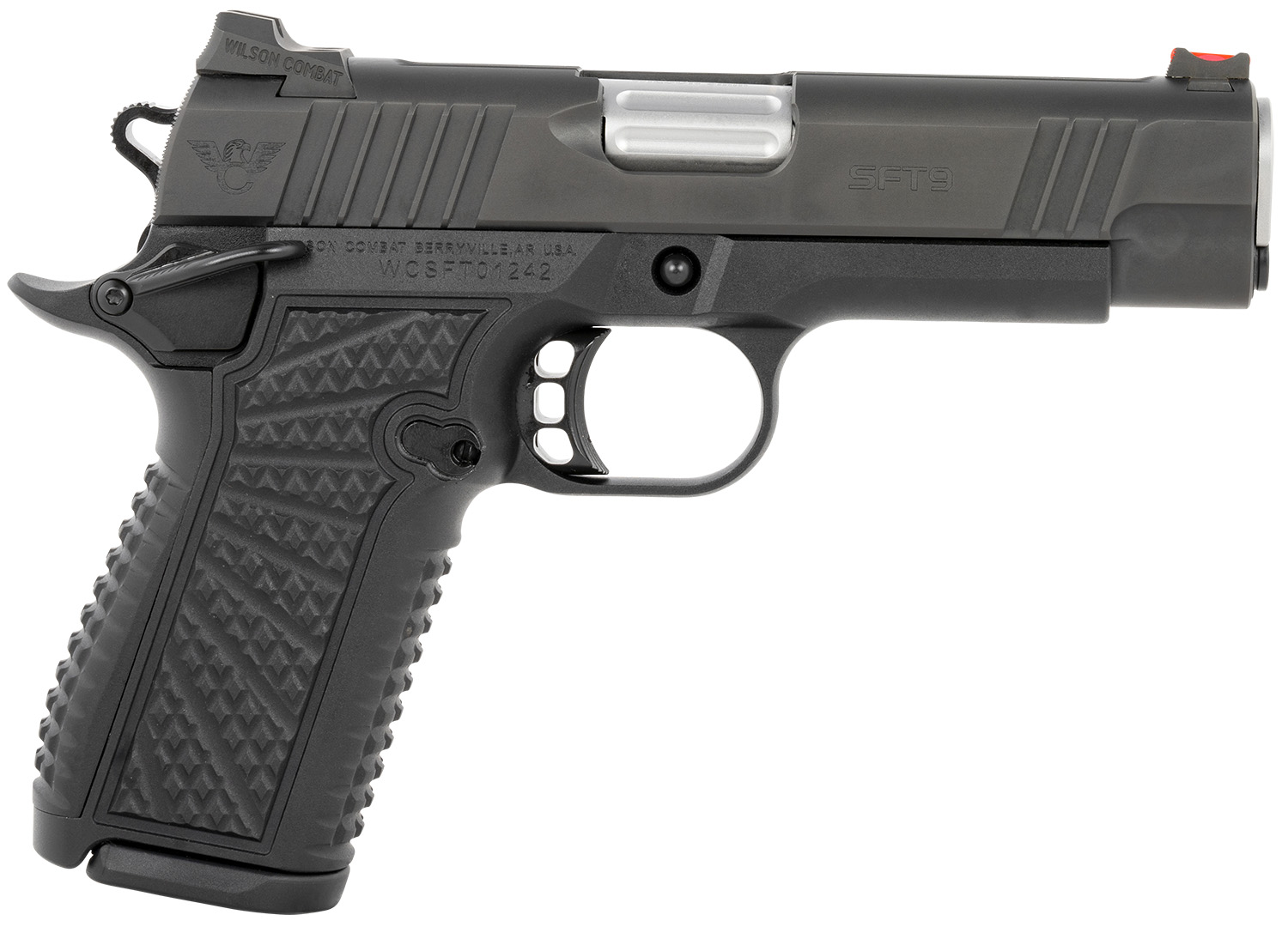 Wilson SFT9-CM42-A Ambi Compact 4.25" 9mm 15rd Black DLC Finish