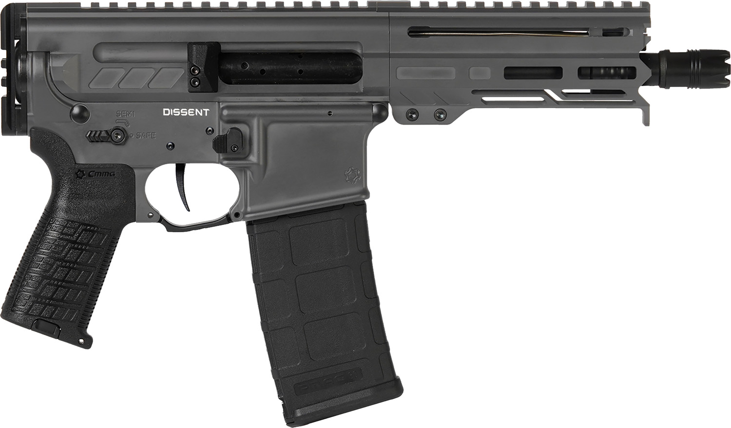 CMMG 30A0E33TNG Dissent MK4 300 Blackout 30+1 6.50" Tungsten Gray...