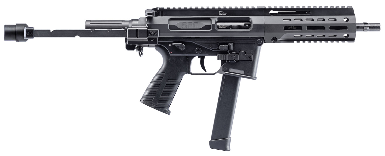 B&T 500003TBG SPC9 9mm Luger 33+1 9.10" Black Polymer Grip Pistol