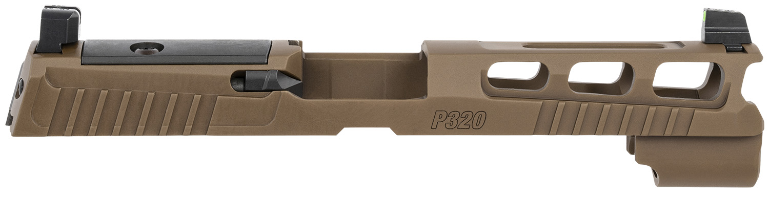 Sig Sauer P320 9mm Luger Coyote Brown Stainless Steel Optic Ready Slide - Sig Sauer - P320