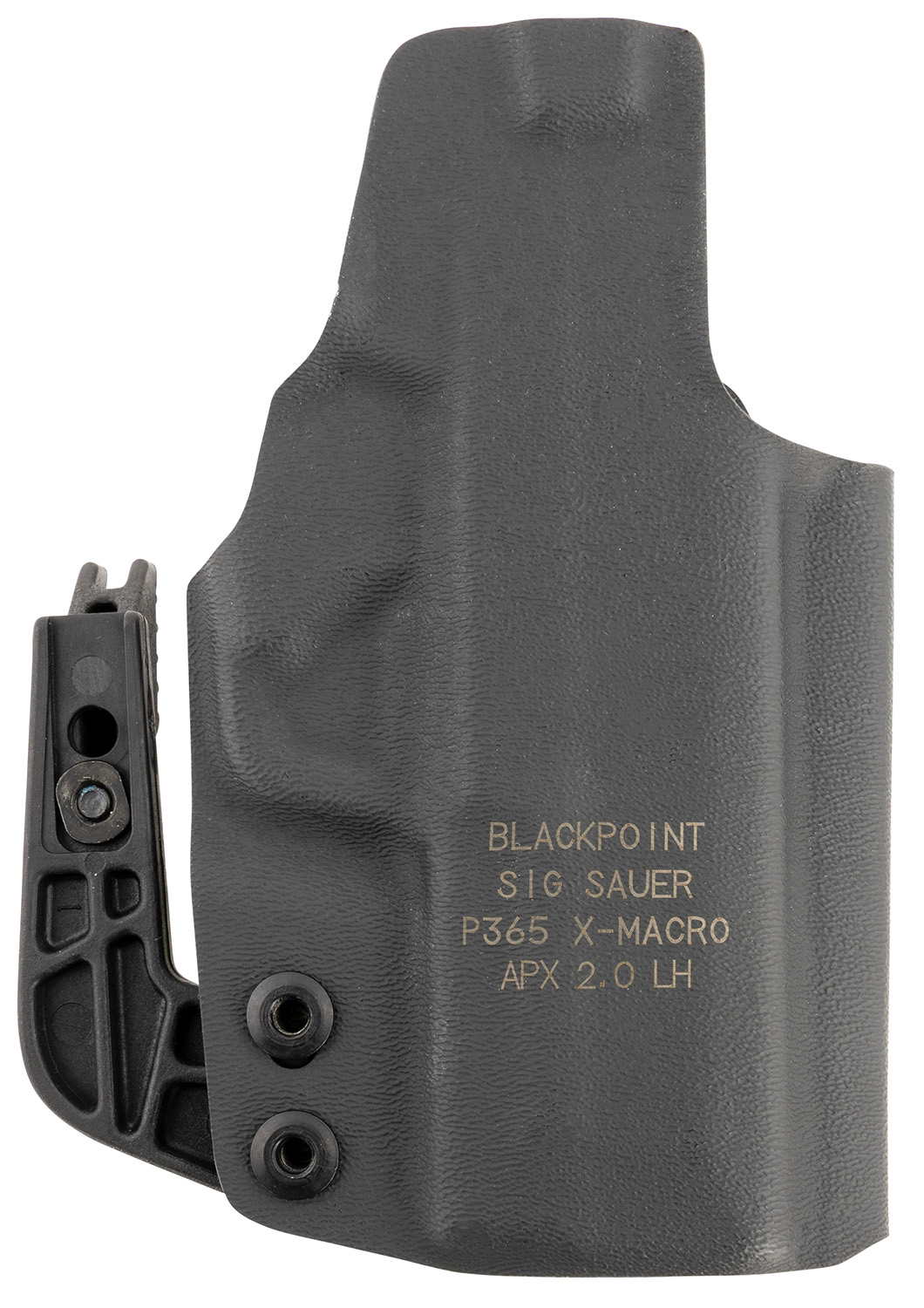 Sig Sauer P365-XMACRO IWB Holster, Black, Left Hand