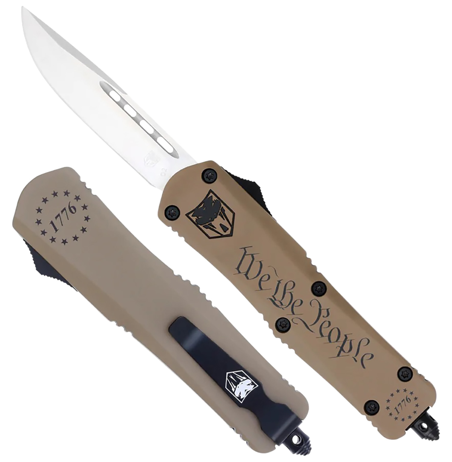 CobraTec Knives SWTPFS3DNS FS-3 We The People Small 2.75” OTF Drop...