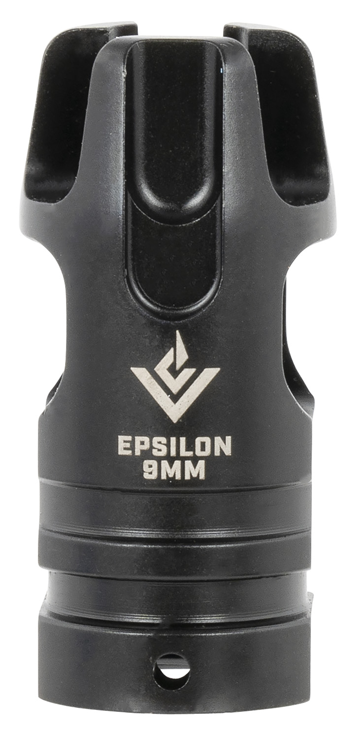 VG6 Precision  EPSILON  9mm Luger 1/2-28 tpi 2.21 OAL, Black Stainless Steel