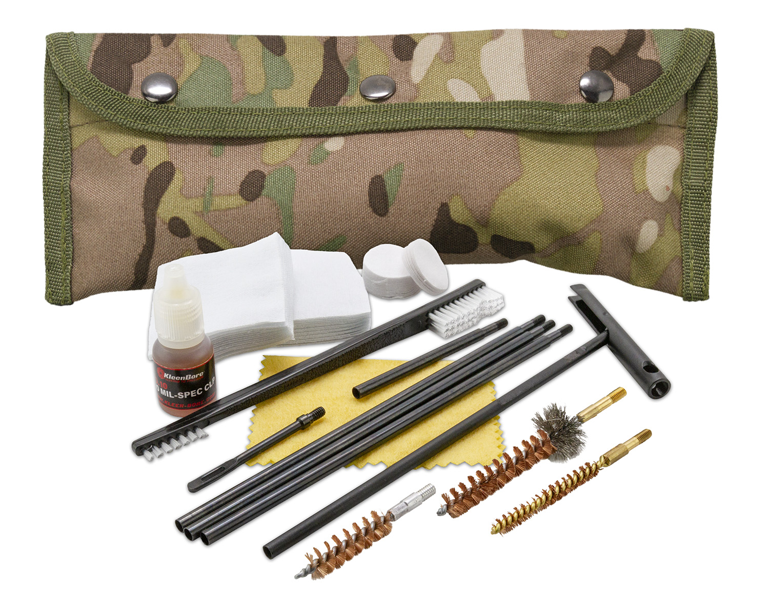 KleenBore POU303MC Modular Cleaning Kit Multi-Caliber Handgun-Rifle Bron... - Kleen Bore - .223
