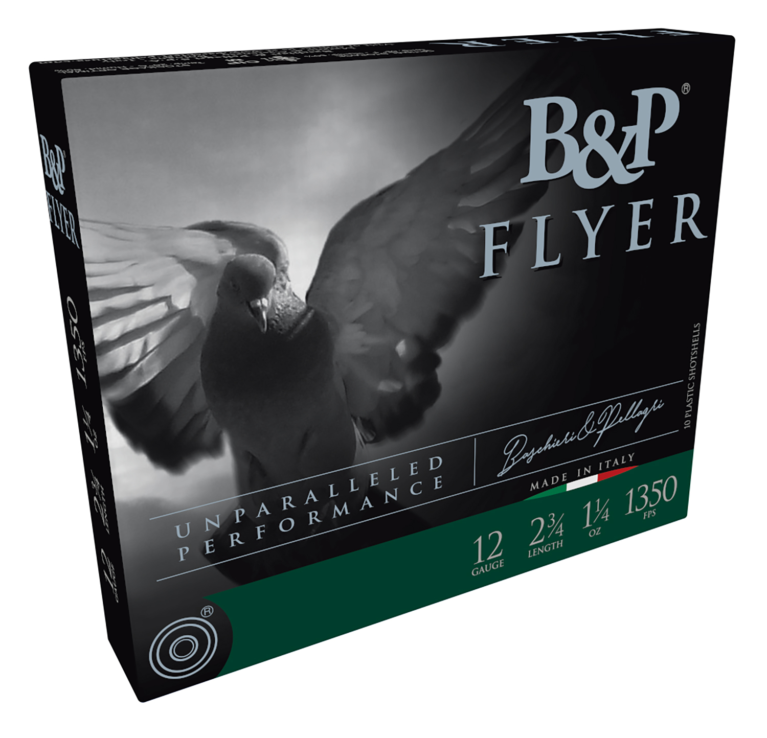 B&P 12B14PH7 Competition Flyer 12Gauge 2.75" 1 1/4oz 7.5Shot 10 Per Box/10 Case - Baschieri & Pellagri