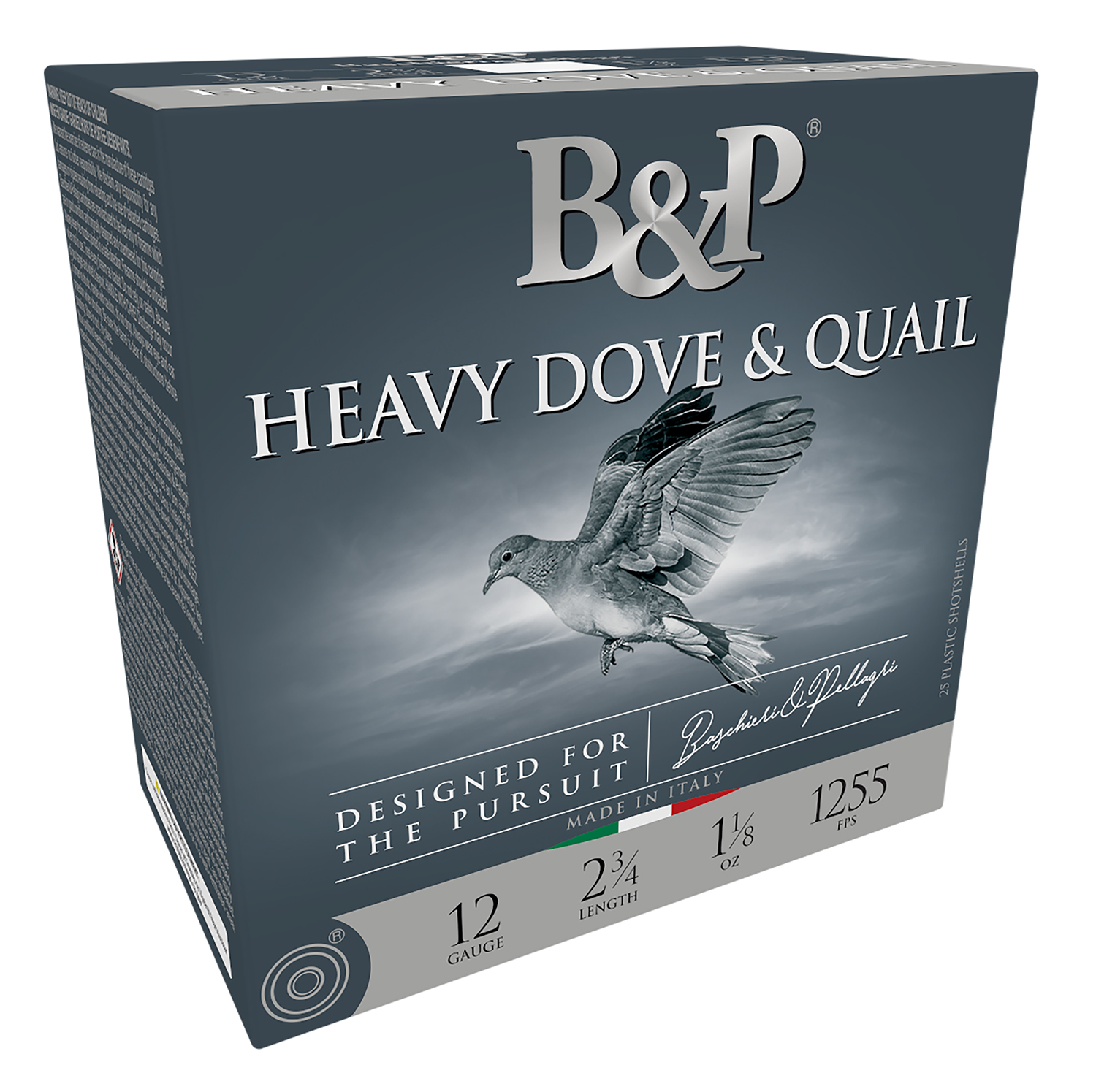 B&P 12B18D75 Heavy Dove & Quail  12Gauge 2.75 1 1/8oz 7.5Shot 25 Per Box/10 Case