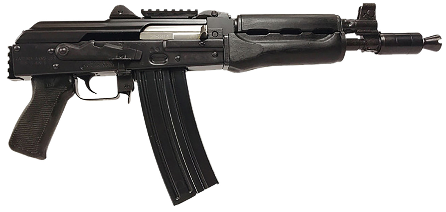 Zastava Arms Usa ZP85556PA ZPAP85  5.56x45mm NATO 30+1 10 Black, Polymer Grip, Dark Wood Handgaurd, Stock Adapter, Muzzle Brake