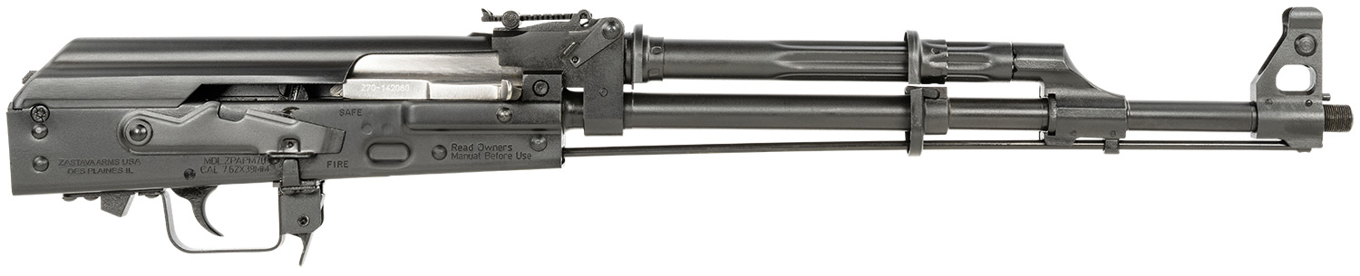 Zastava Arms USA ZR7762BA ZPAPM70 7.62x39mm, 16.3" Cold Hammer Forged Chrome Lined Barrel, Black Cerakote Finish