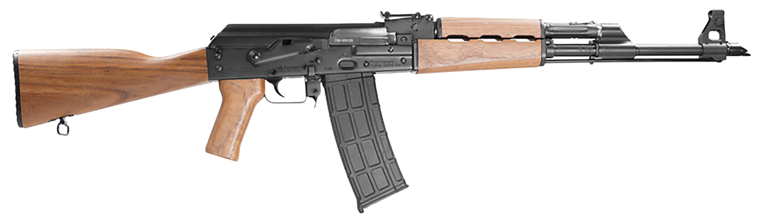 Zastava Arms Usa ZR90556WM PAP M90  5.56x45mm 30+1 18.25 Black Chrome Lined Barrel, Black Walnut Handguard, Walnut Fixed Stock & Grip
